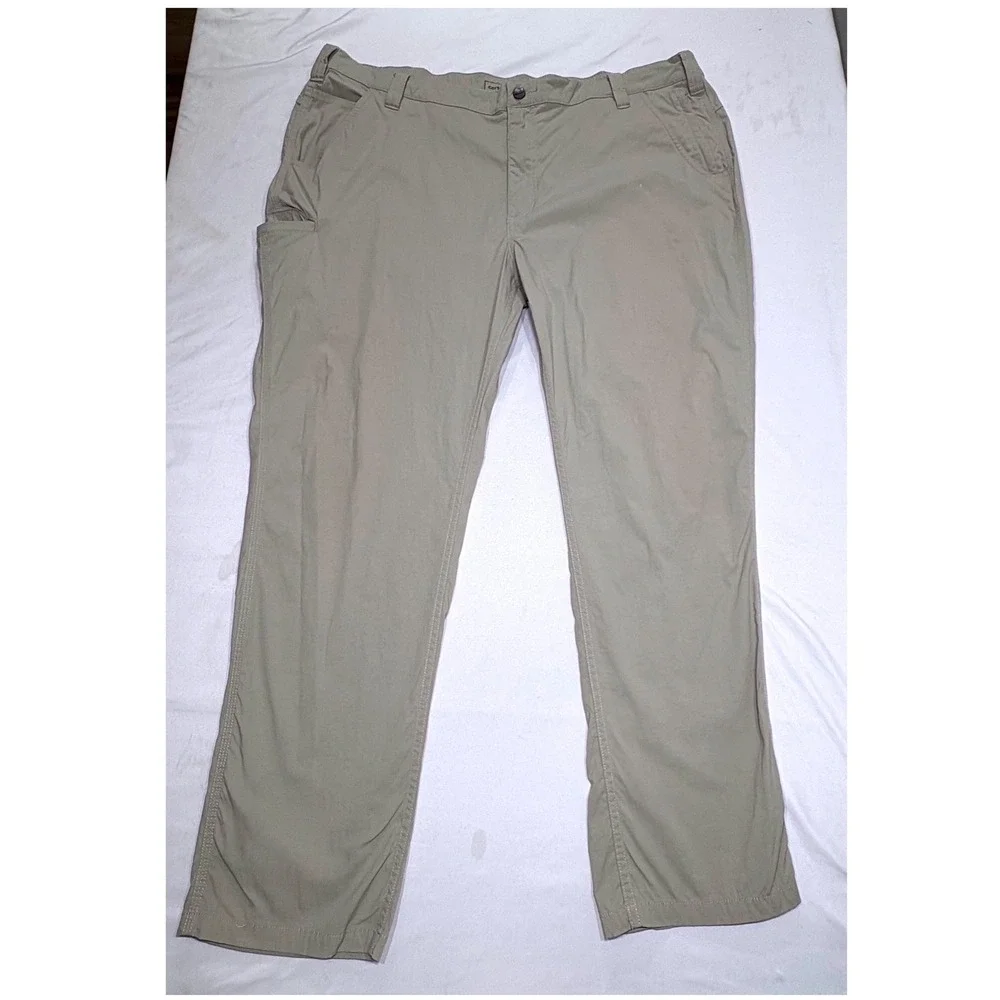 Carhartt Force Relaxed Fit Ripstop Work Pants Mens 42x30 Tan BN4750-M Utility